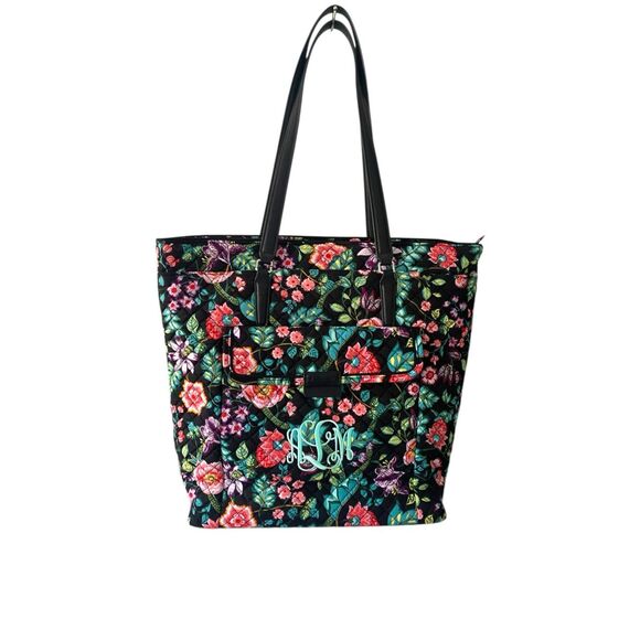 Vera Bradley Women Large Floral Laptop Tote NWT - Picture 2 of 9